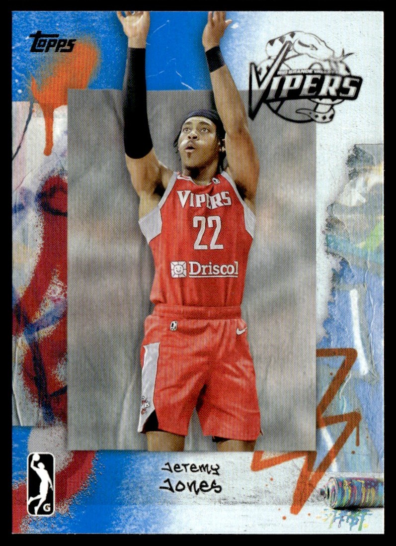 NBAカードトレカ高卒ルーキーTRIPLEJUMPJERSEYUPPERDECK 2024-25 Topps G-League Blue Jeremy Jones Vipers #67 | eBay