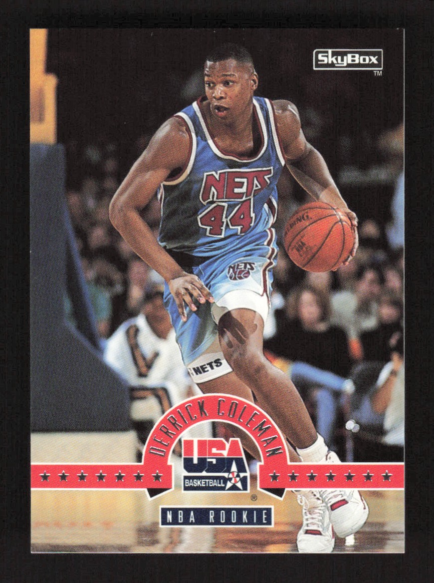 NBA、SKYBOX、クレデンシャル、パラレル、シリアル 1993-94 SkyBox USA NBA Rookie Derrick Coleman #38 Team USA | eBay
