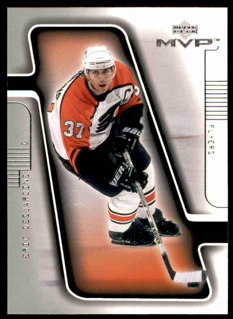 2001-02 Upper Deck MVP Hockey Card Eric Desjardins #142