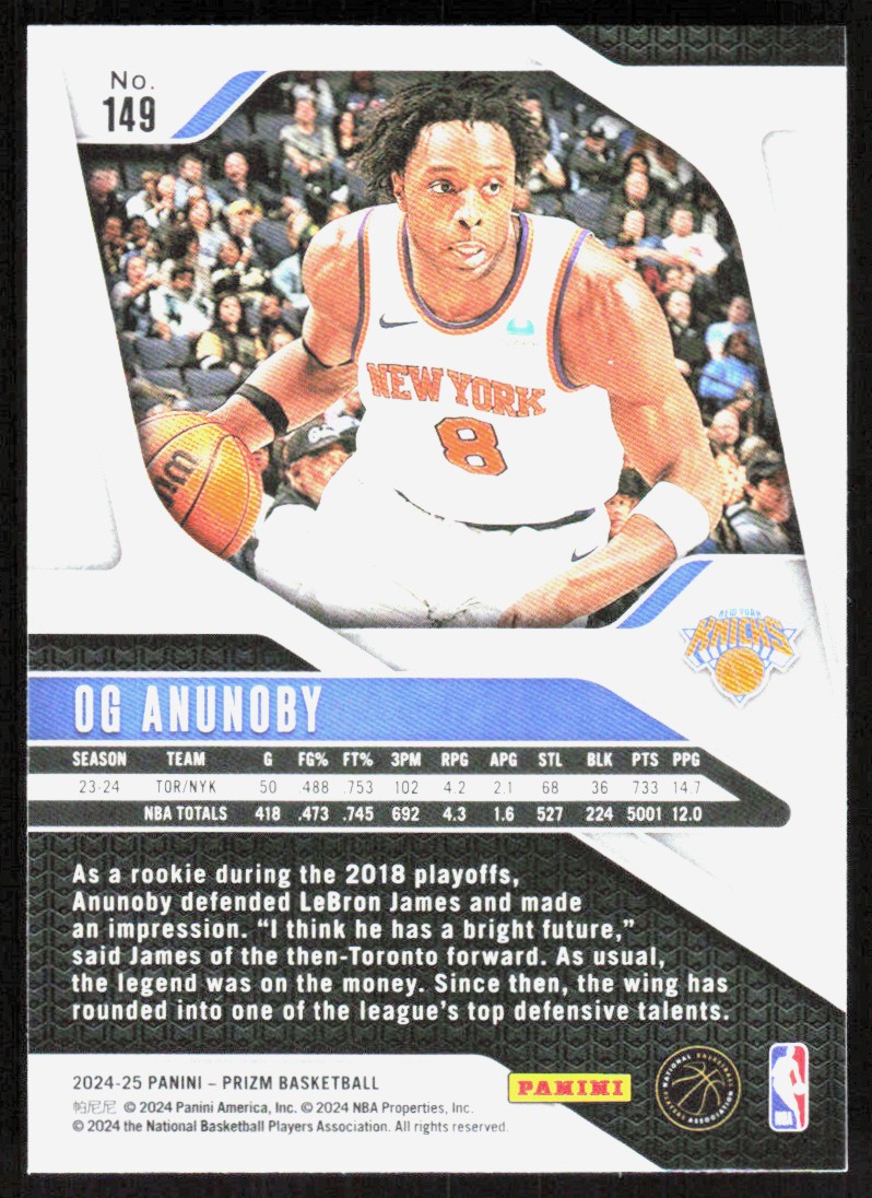 nbaカード OG anunoby next day autograph RC OG Anunoby 17/18 Panini NBA Hoops Autograph Rookie | eBay