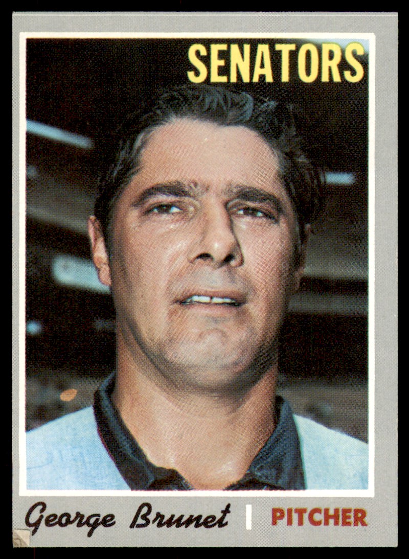 1970 Topps George Brunet #328