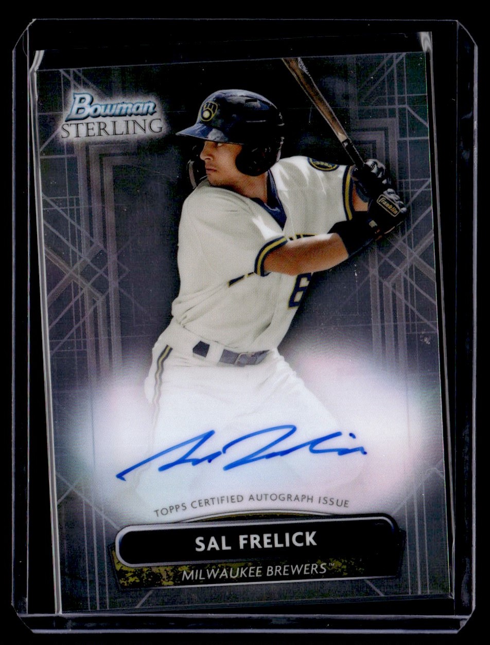 2022 Bowman Sterling Prospect Autographs Sal Frelick #PA-SF card front image