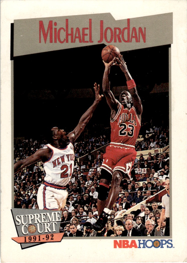 1991-92 nba hoops michael Jordan #455 card front image