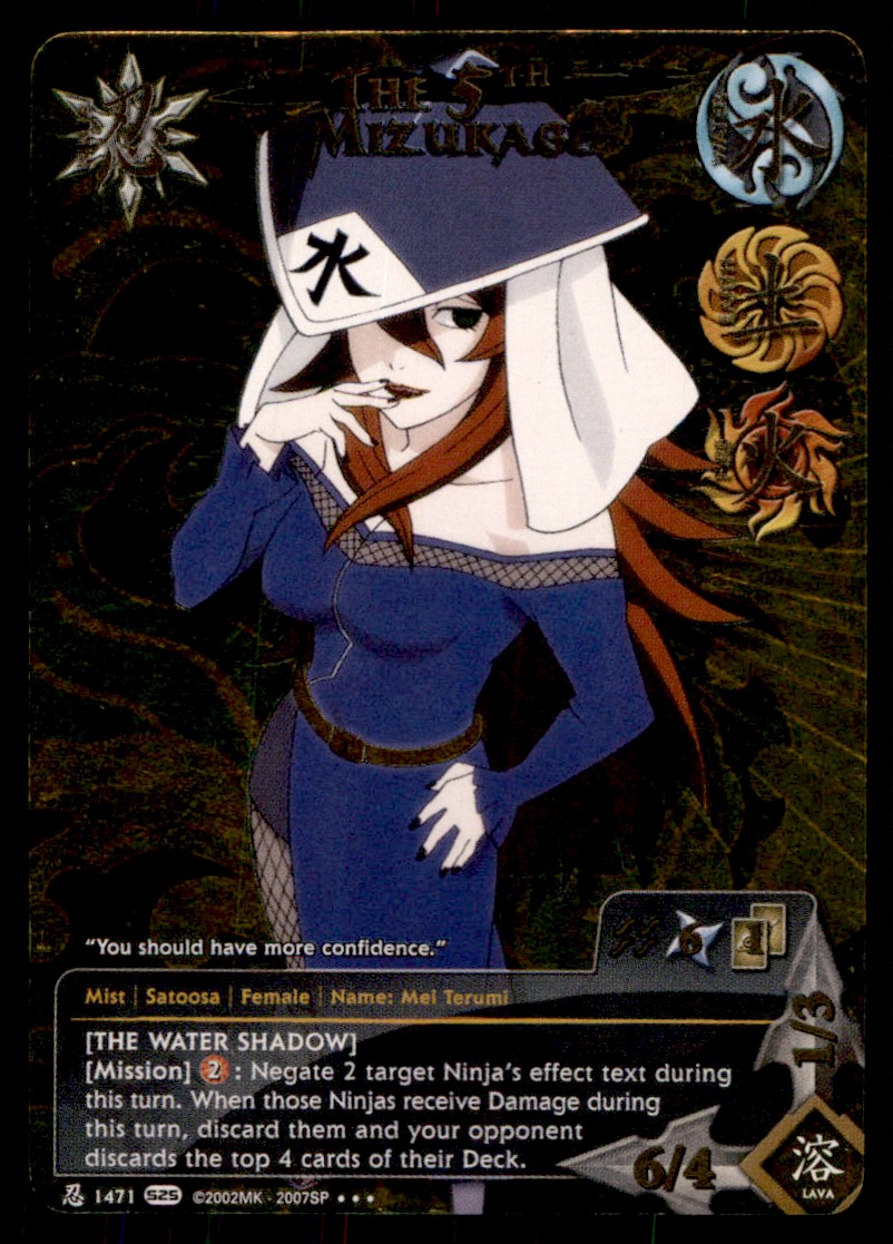2002 Naruto CCG The 5th Mizukage #1471 Near Mint Holo | eBay