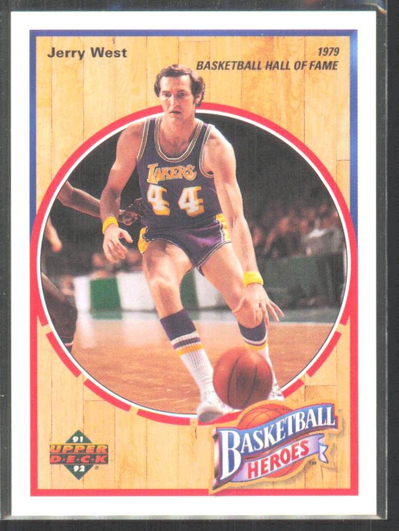 1991-92 Upper Deck Basketball Heroes Jerry West Jerry West Lakers