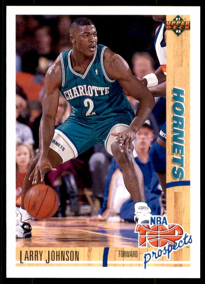 1991-92 Upper Deck Larry Johnson NBA Top Prospects RC #445