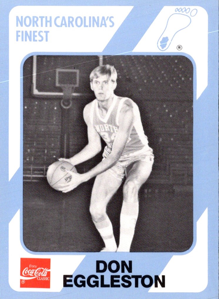 1989-90 Collegiate Collection North Carolina's Finest Don Eggleston #196