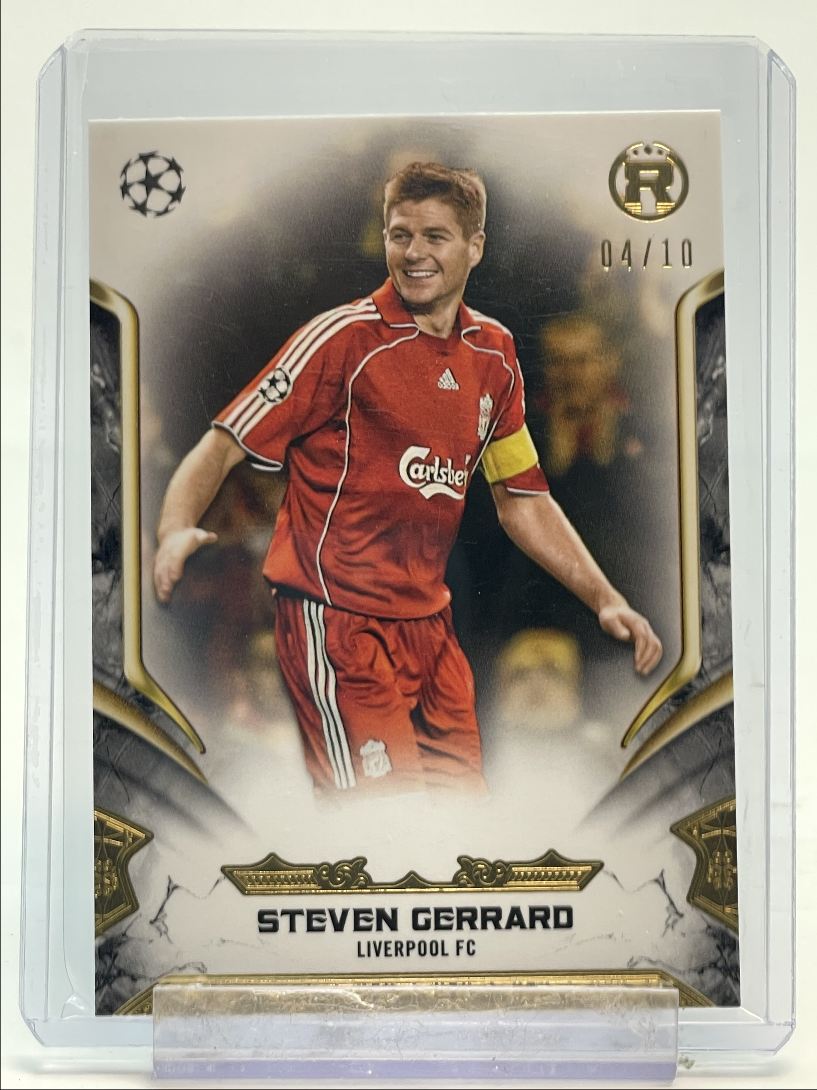 スポーツ steven gerrard STEVEN GERRARD 2024 TOPPS REVERENCE UEFA BLACK LIVERPOOL FC