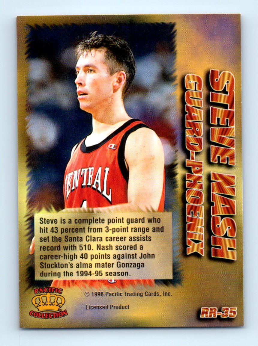 Steve Nash 1996 Pacific Collection #RR-35 - The ICT University