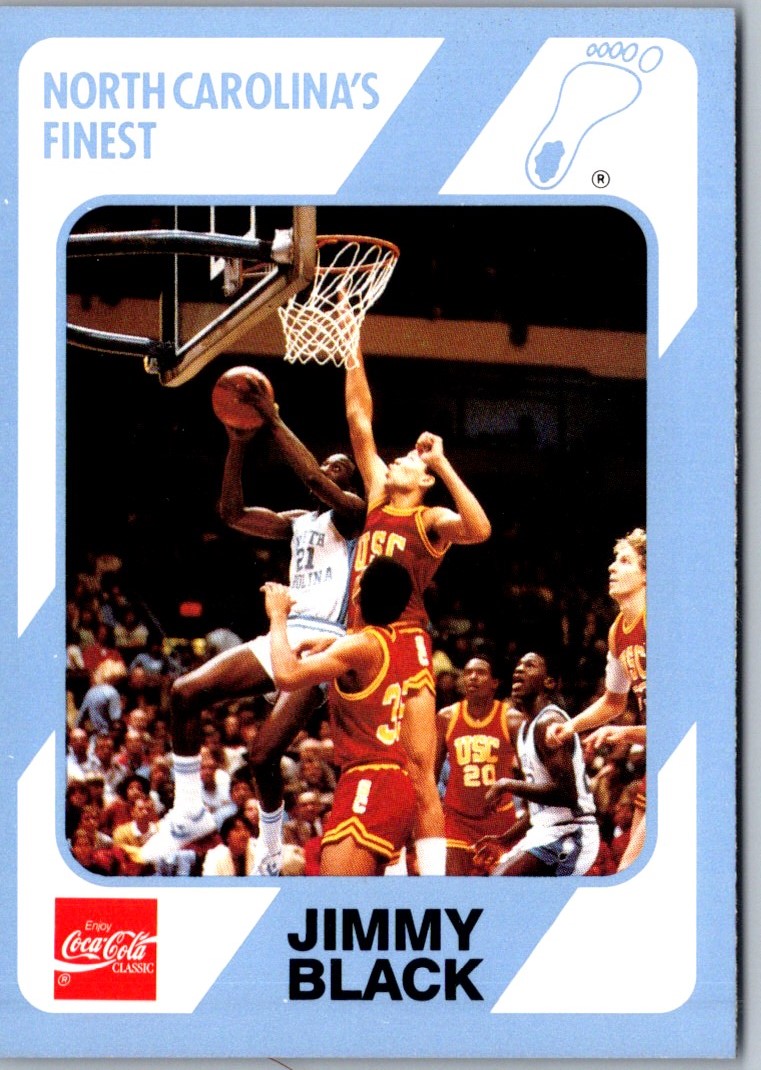 1989-90 Collegiate Collection North Carolina's Finest Jimmy Black #93 card front image