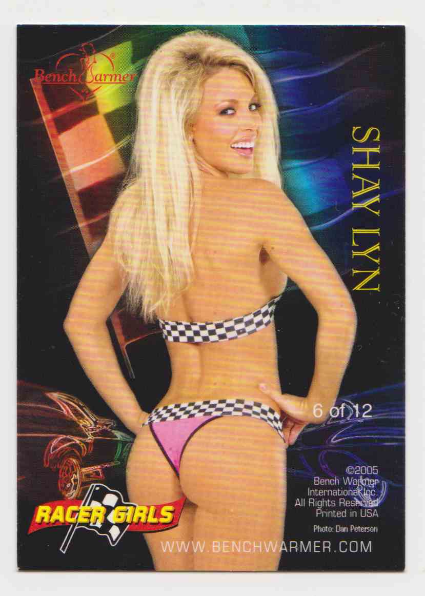 2005 Benchwarmer Racer Girls Shay Lyn #6 card back image