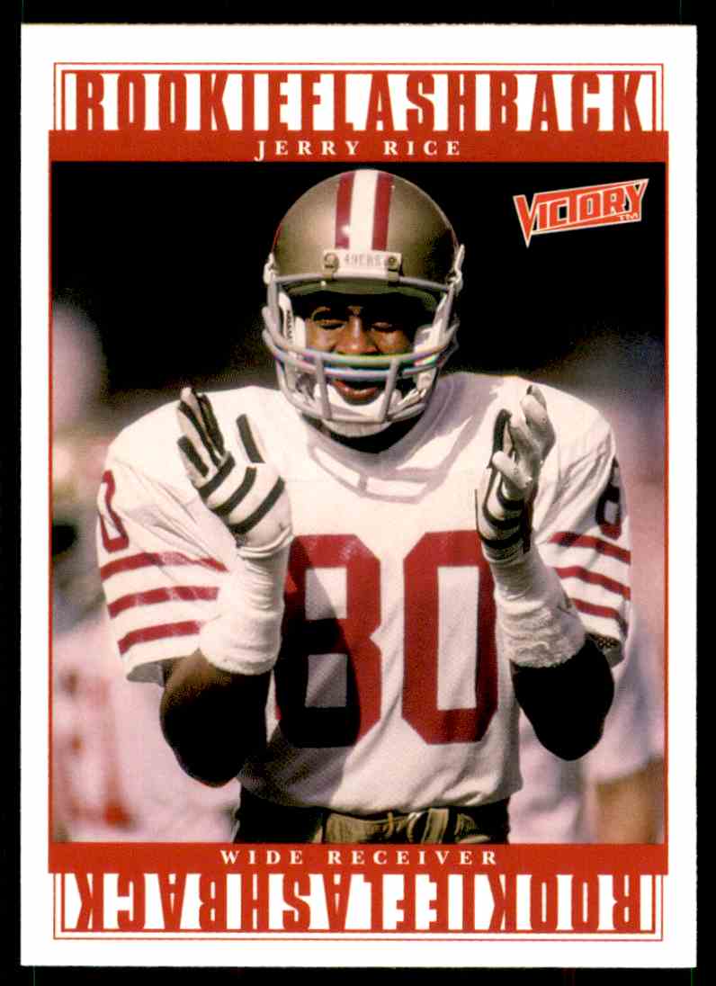 Jerry Rice 1991 Upper Deck Team MVP Series Mint Card #475