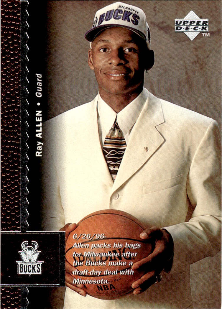 1996-97 upper deck ray allen #69 card front image