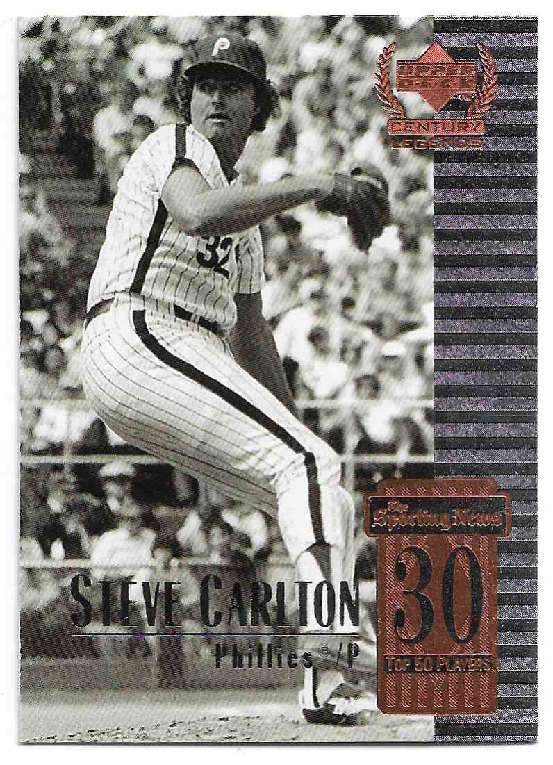 1999 Upper Deck Century Legends Steve Carlton #30