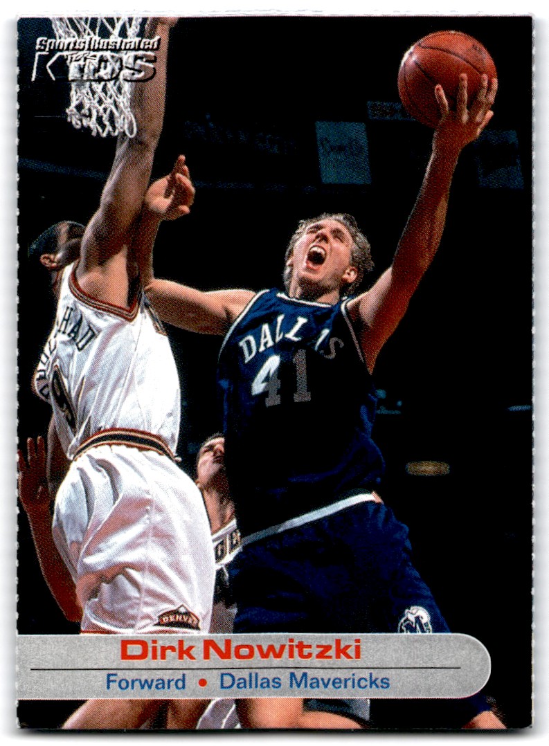 2000-01 Sports Illustrated For Kids Dirk Nowitzki Dallas Mavericks