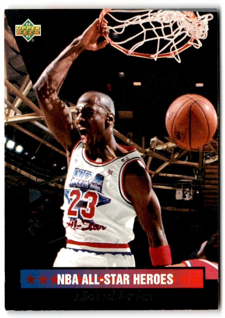 1992-93 Upper Deck NBA All-Star Set Michael Jordan Chicago Bulls