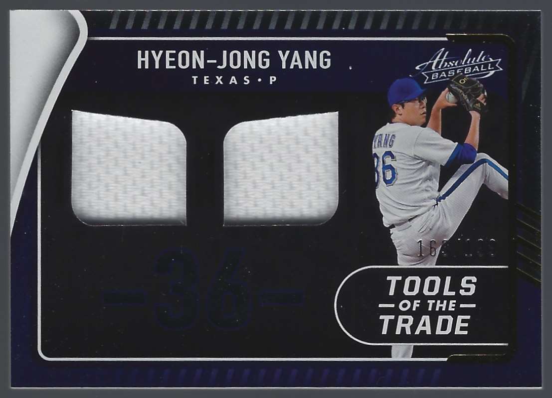 2022 Absolute Tools of the Trade 2 Swatch Hyeon-Jong Yang #TTT2HY card front image