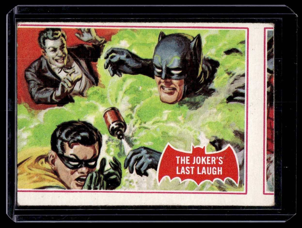 1966 Topps Batman Red Bat The Joker's Last Laugh #26A card front image