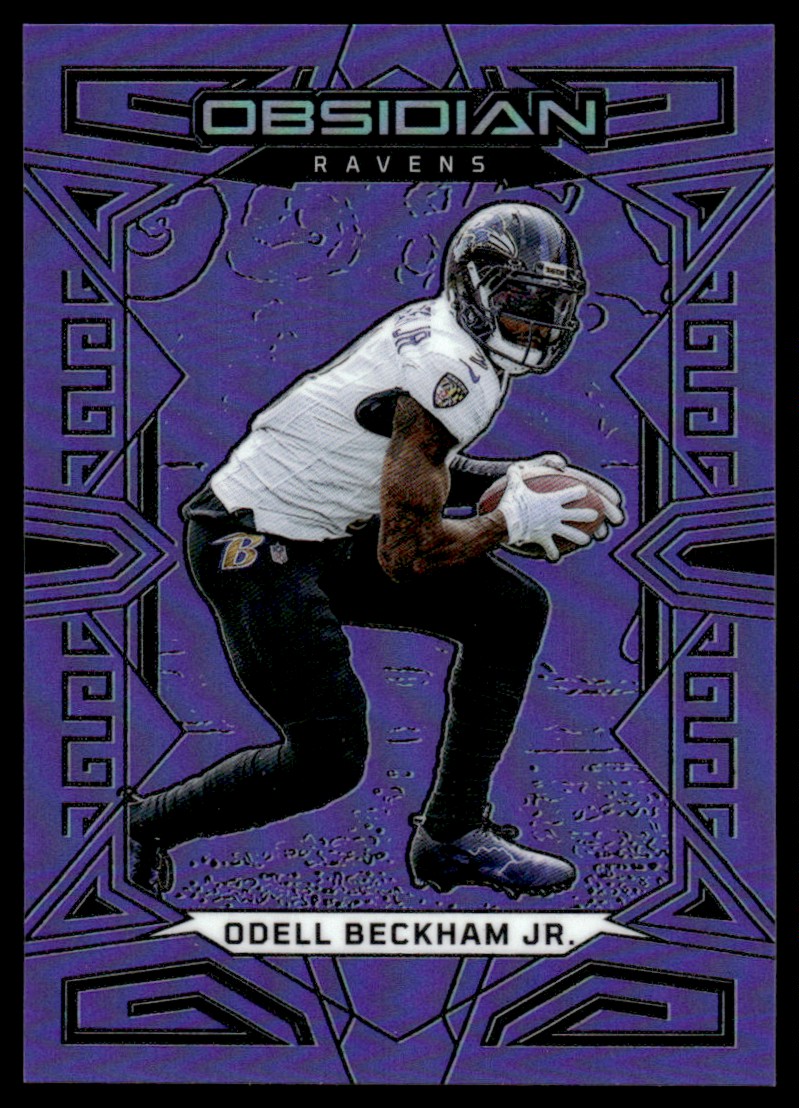 2023 Obsidian Purple Flood Color Match Odell Beckham Jr. /13