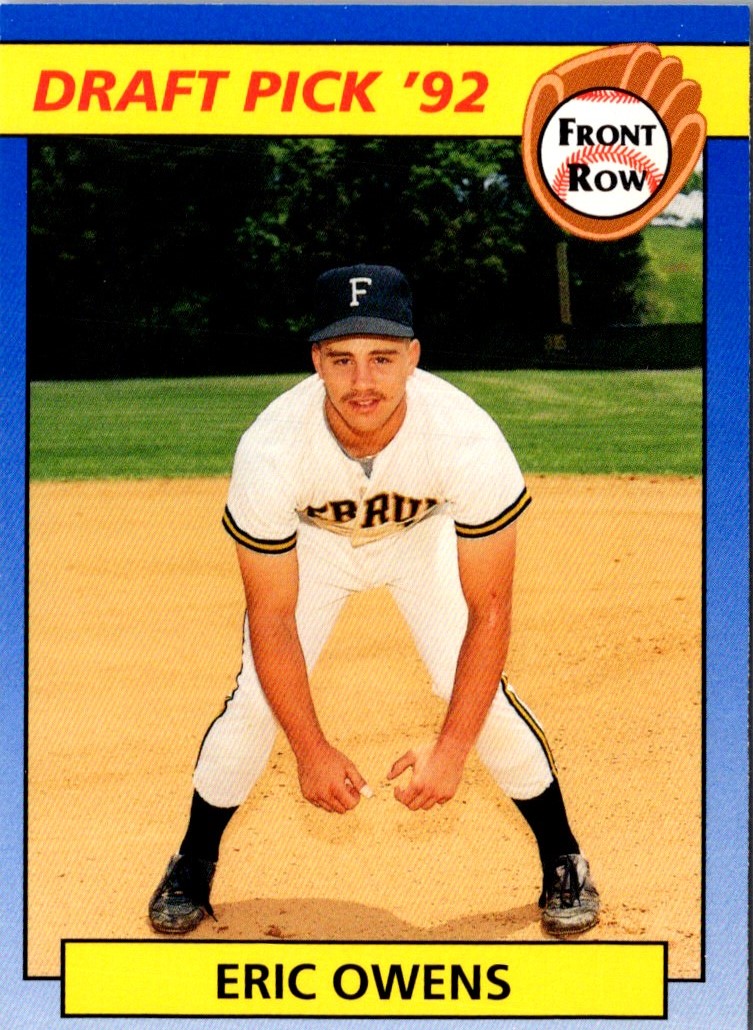 1992 Front Row Draft Picks Eric Owens #88