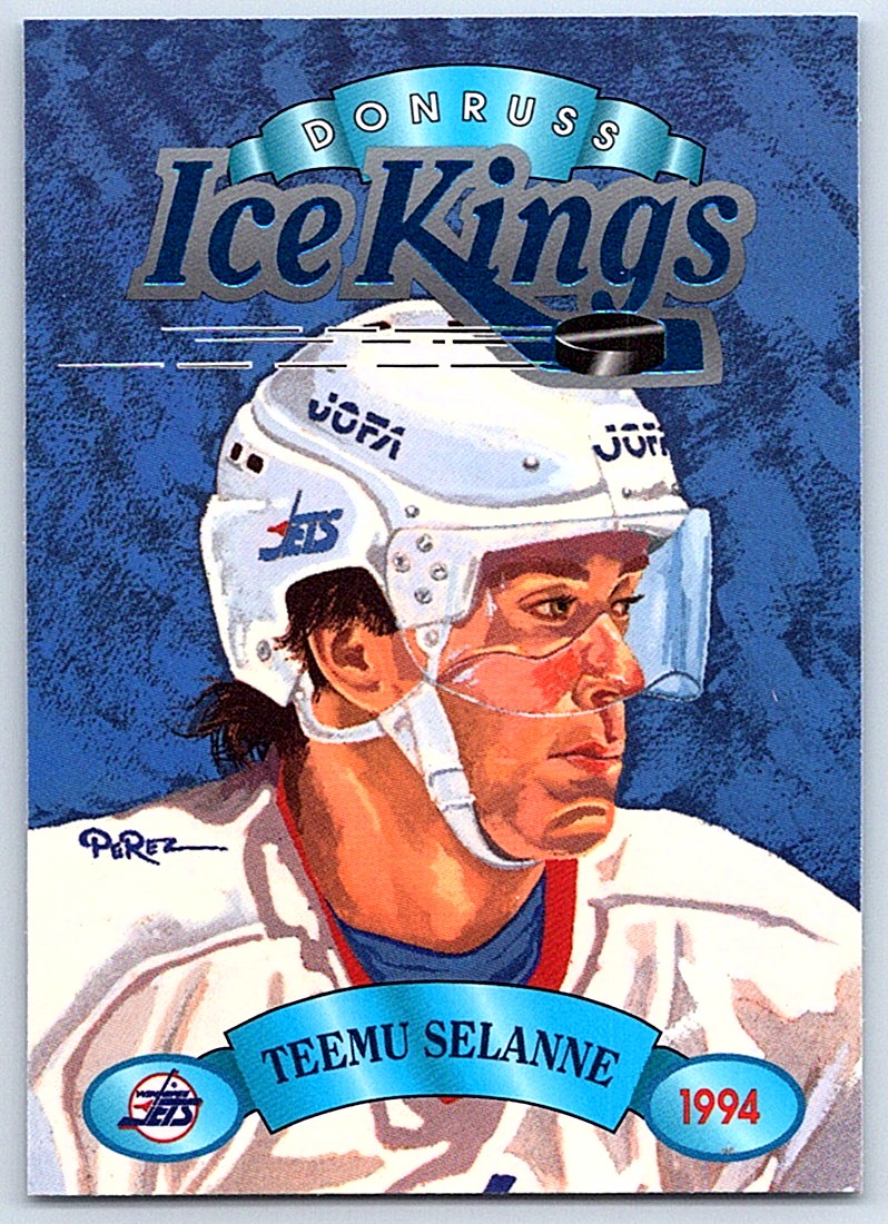1993-94 Donruss Ice Kings Teemu Selanne #10 card front image