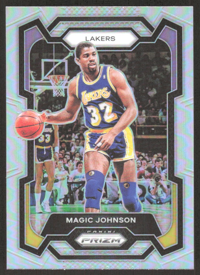スポーツ選手 Panini Magic Johnson auto /35 2023 Panini Illustrious Legends Magic Johnson Los Angeles
