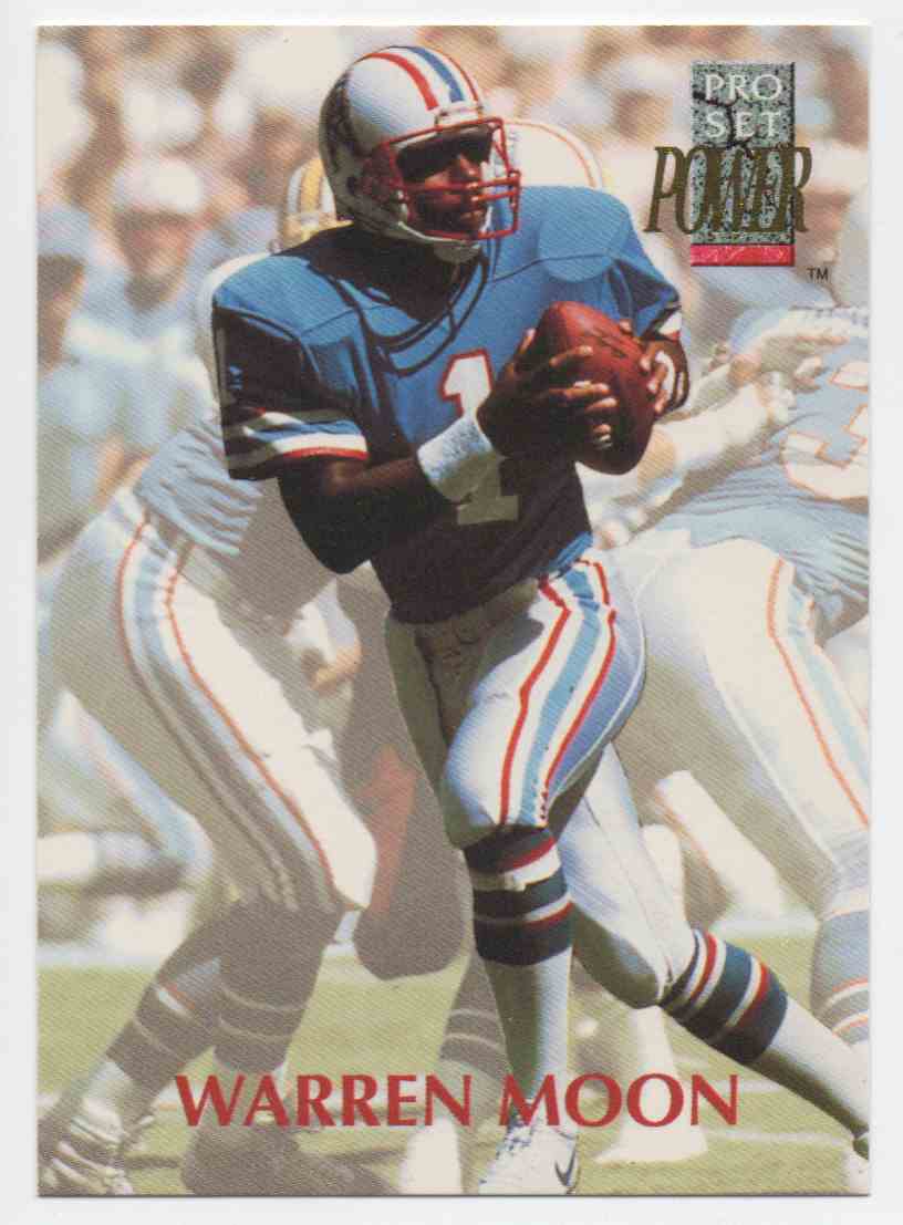 1992 Pro Set Power Warren Moon #1 on Kronozio