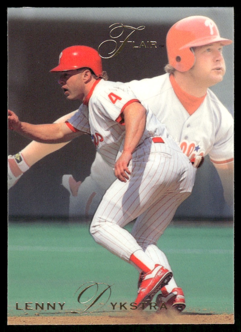Lenny Dykstra Philadelphia Phillies #99 1993 Flair Baseball Card