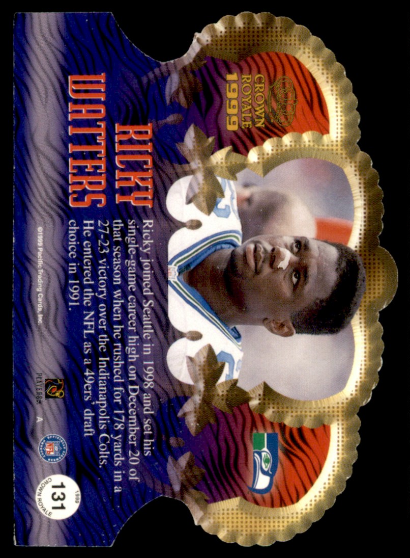 1999 Crown Royale Ricky Watters #131 card back image