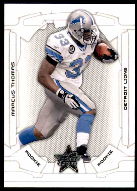 2008 Leaf Rookies And Stars Marcus Thomas RC #160 card front image