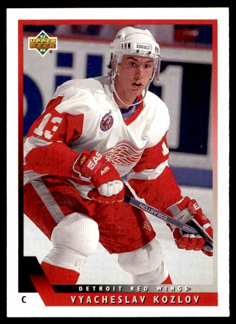 1992-93 Score Red Wings Hockey Card #473 Slava Kozlov TP