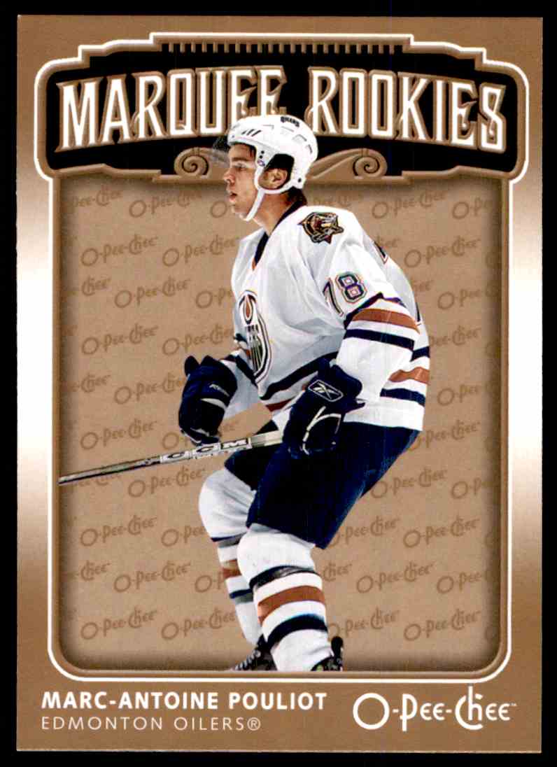 2006-07 O-Pee-Chee Marc Antoine Pouliot #522