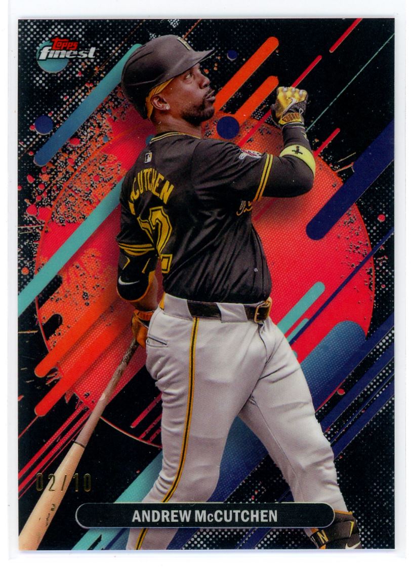 2025 Topps Finest Black Refractor Rare Andrew McCutchen 2/10