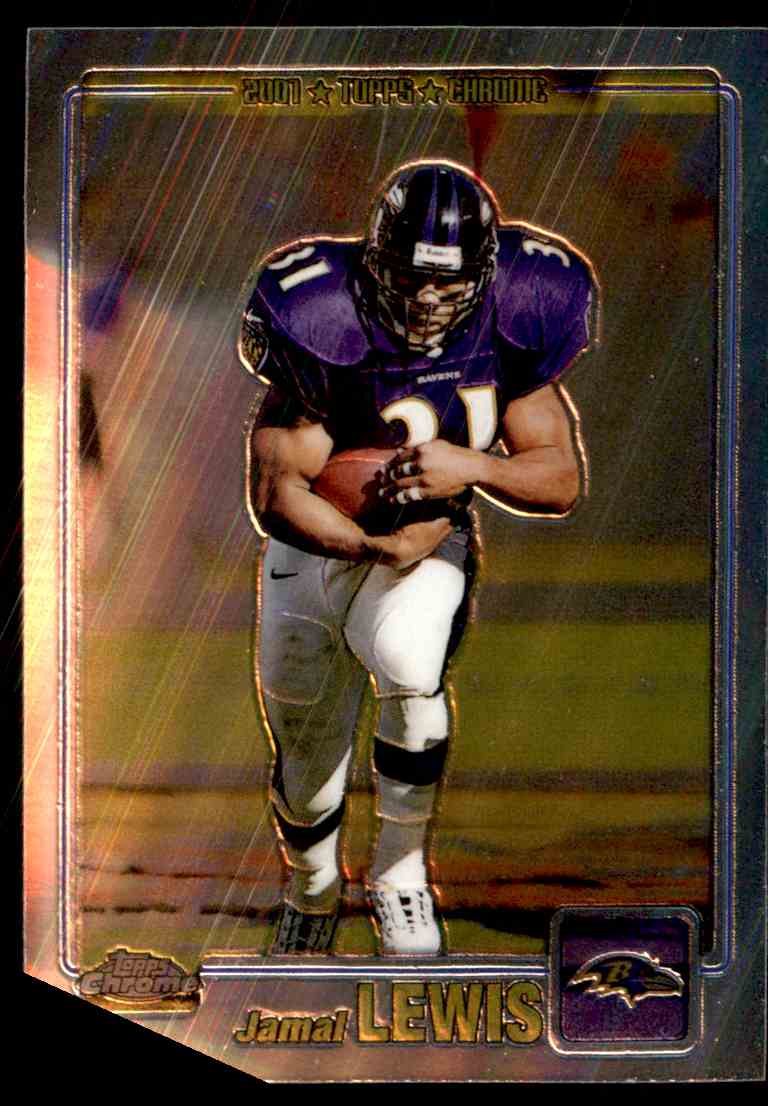 2001 Topps Chrome Jamal Lewis #33 card front image