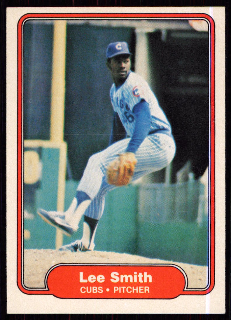 1982 Fleer Lee Smith ERROR Rookie Chicago Cubs #603 | eBay