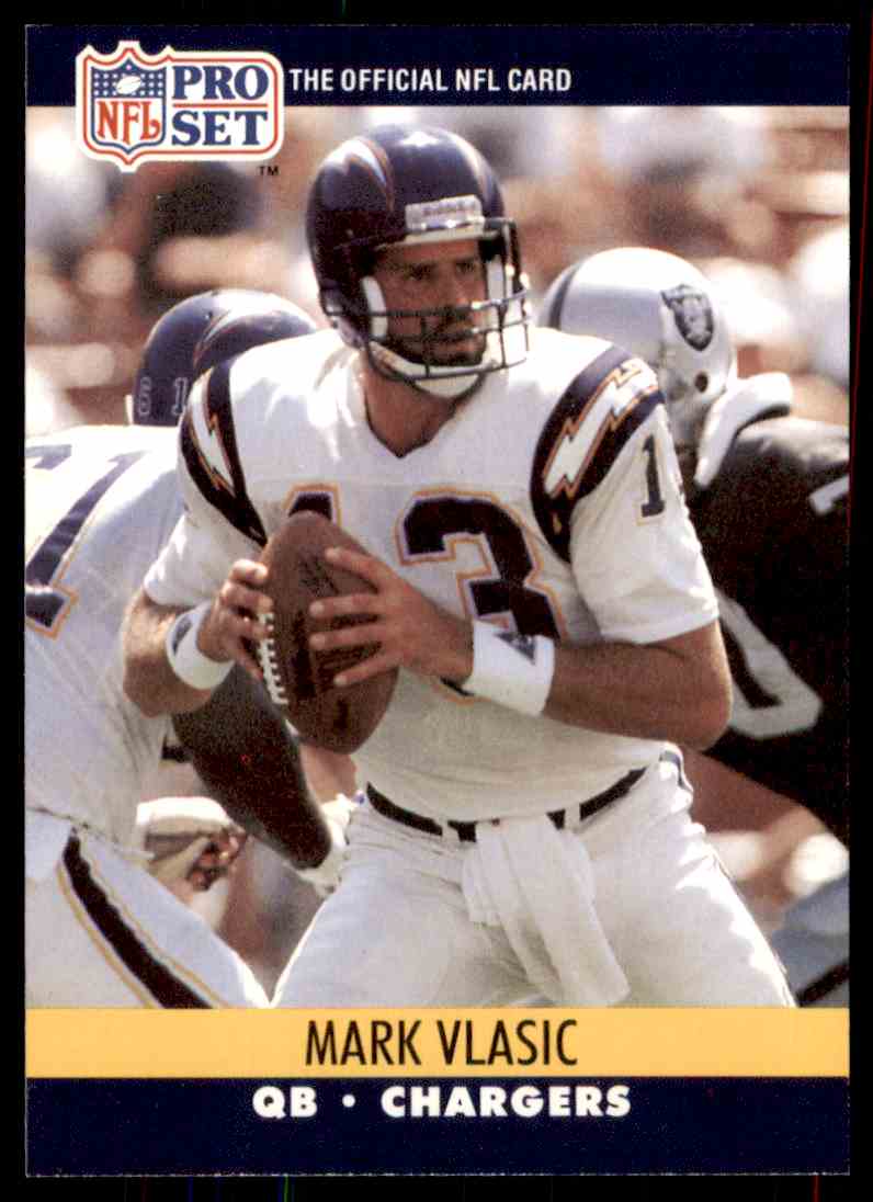 1990 NFL Pro Set Mark Vlasic #634