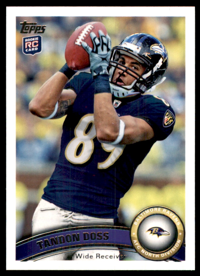 2011 Topps Tandon Doss RC #101 card front image