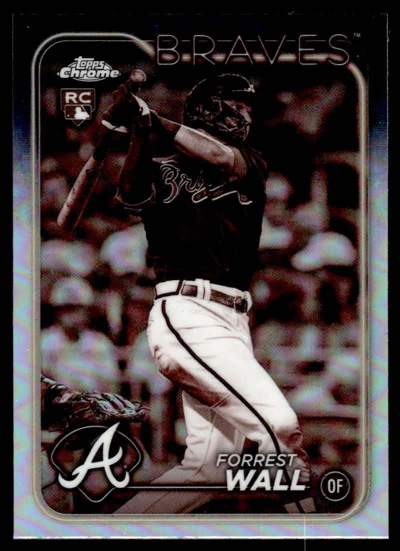 2024 Topps Chrome Sepia Refractor Forrest Wall Rookie Atlanta