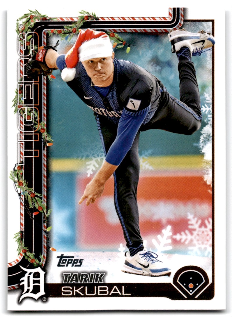 2025 Topps Holiday Short Print Tarik Skubal Detroit Tigers #H74 | eBay