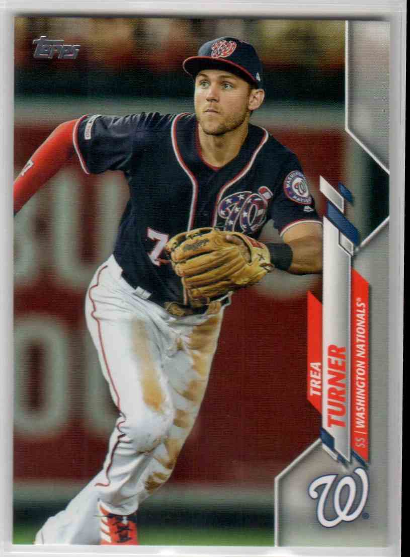 2020 Topps Series 1 Trea Turner 214 Washington Nationals Ebay