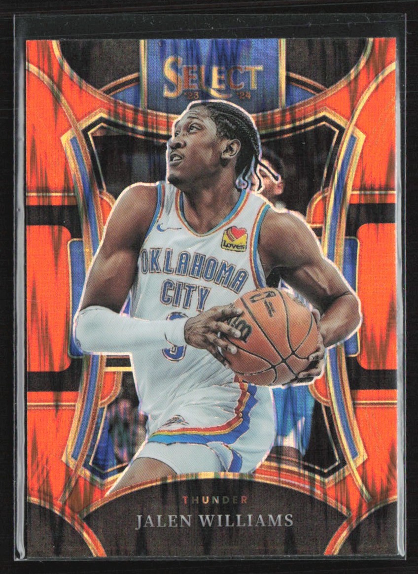 Jalen Williams 2023-24 Panini Select Mezzanine Orange Flash #392