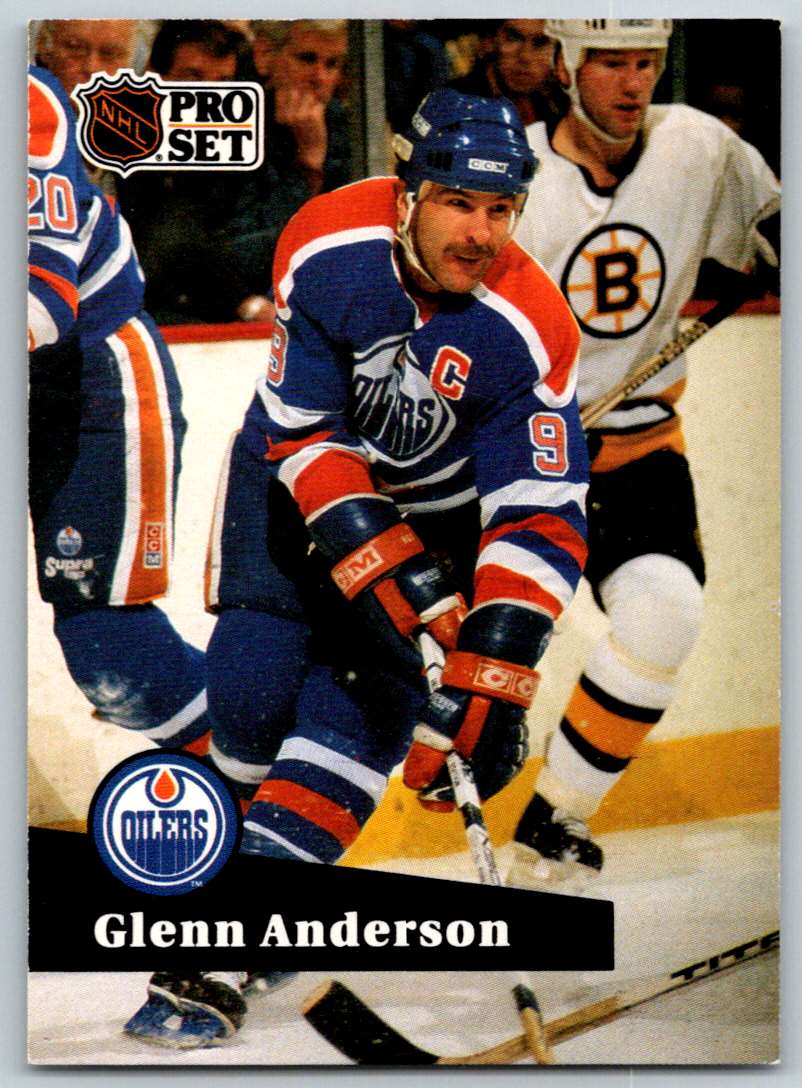 1991-92 Pro Set Glenn Anderson #75 card front image