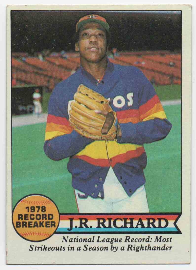 1979 Topps J.R. Richard #203 card front image