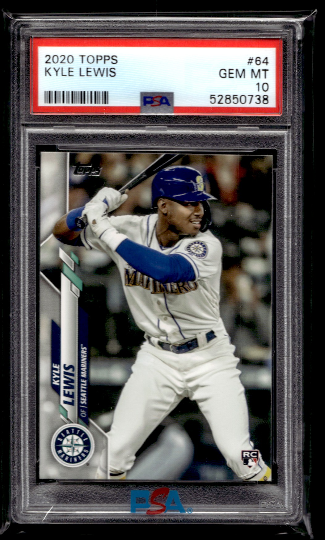2020 Topps Kyle Lewis #64 card front image