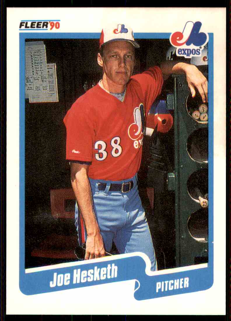 1990 Fleer Joe Hesketh #349