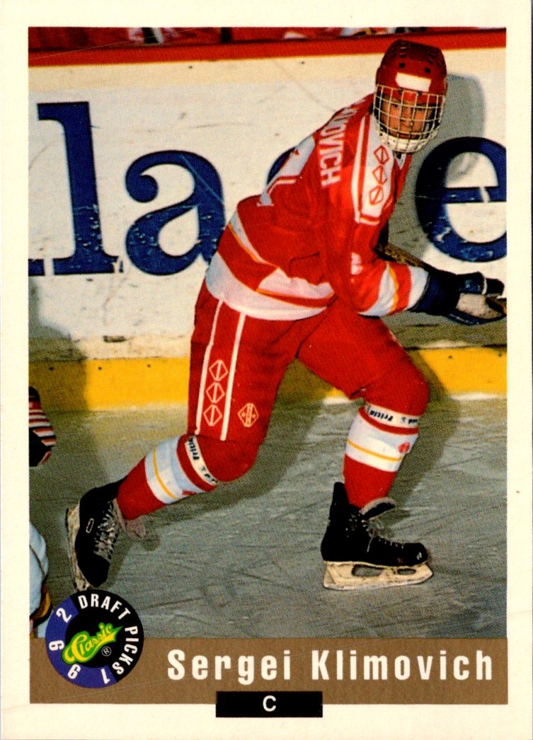 1992-93 Classic Draft Picks Sergei Klimovich #46
