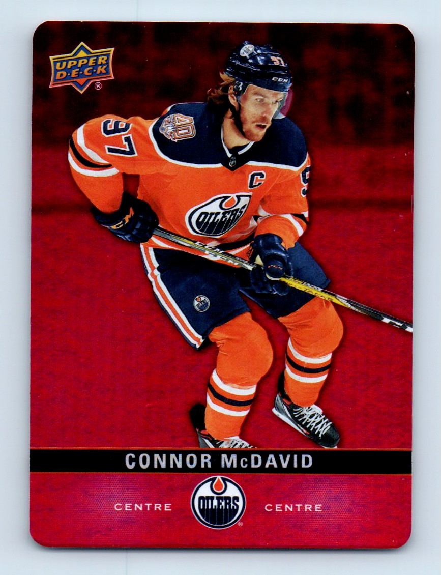 2019-20 Upper Deck Tim Hortons Red Die Cut ! Connor McDavid #DC-28 on ...