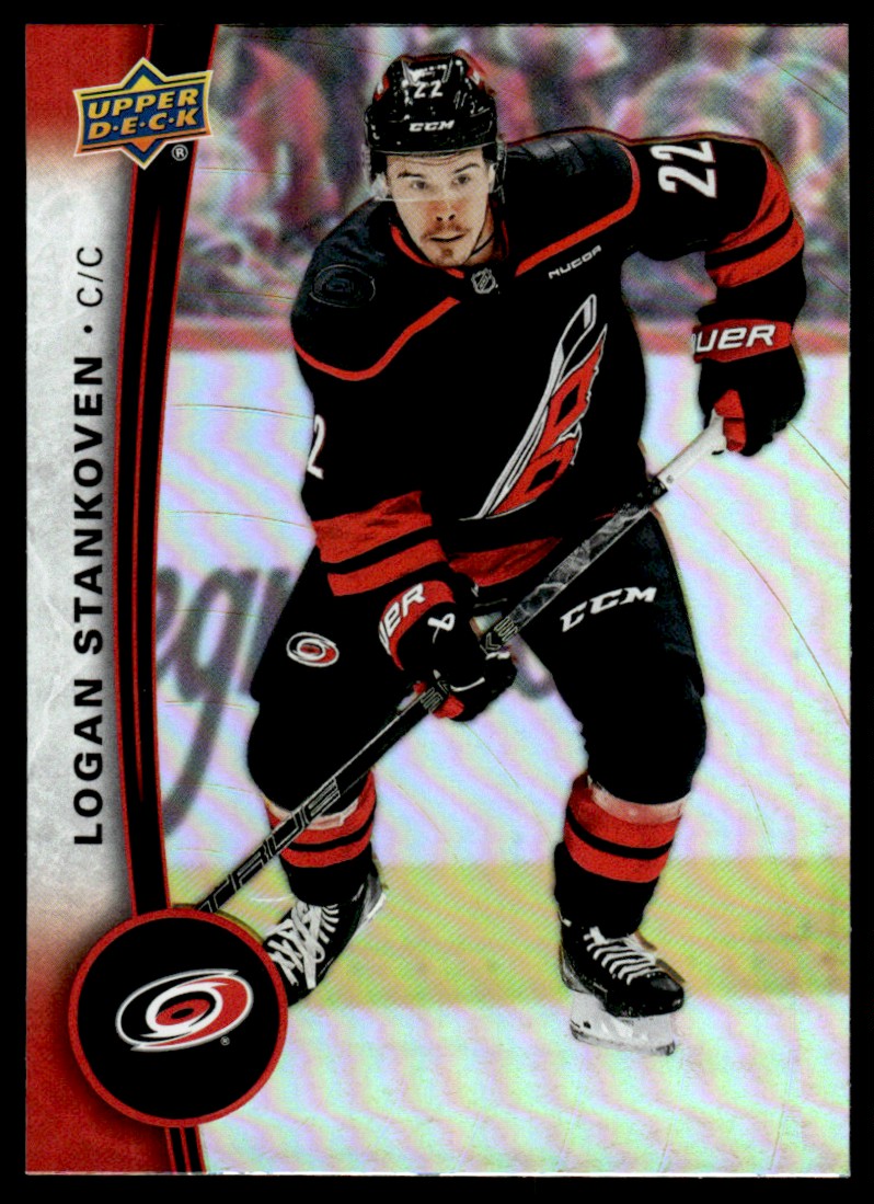 2025-26 Upper Deck Tim Hortons Logan Stankoven Carolina Hurricanes