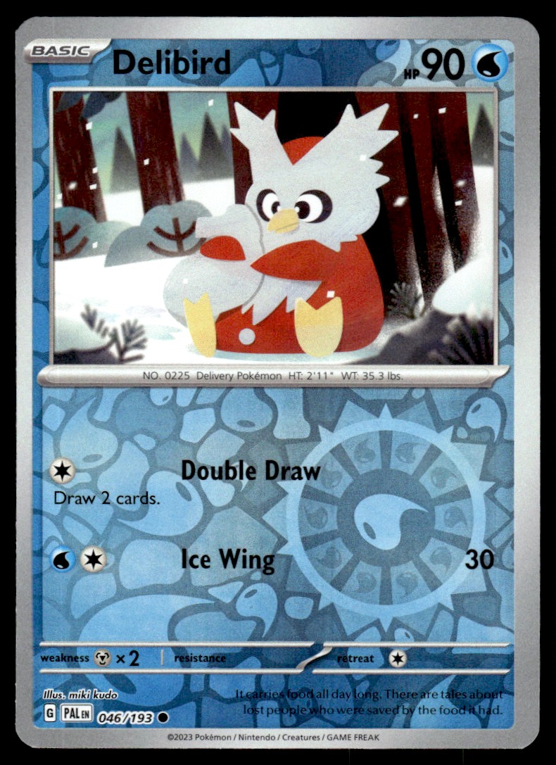 2023 Pokemon SVE Paldea Evolved Reverse Holo E34 Delibird #46 on Kronozio