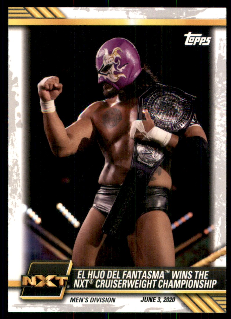 2021 Topps Wwe Nxt Wrestling Card El Hijo Del Fantasma Wins The Nxt